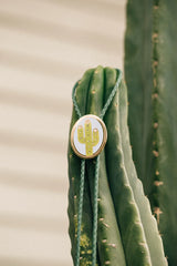 Cactus bolo tie