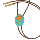 Poppy bolo tie