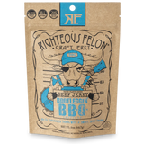 Package of Righteous Felon Craft Jerky in flavor Bootleg BBQ