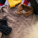 Jacket displayed among other items