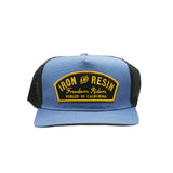 Iron and Resin Ranger Trucker Hat in slate blue