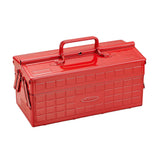 Steel Cantilever Toolbox in red