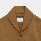 Close up of shawl collar