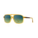 Shwood Glacier sunglasses in Sap/Yellowstone engraved