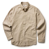 Jack Shirt in sand herringbone