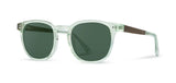 Shwood Topo Sunglasses in Mist/Walnut