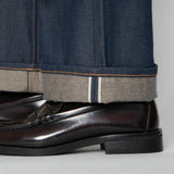 Close up of hem with selvedge id