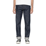 Front of model wearing UB801 denim