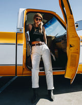 Chinos on model 