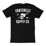 Back of Fontenelle Skull Tee