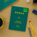Penco Soft PP General Ruled Notebook A6 in green