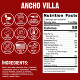 Nutrition facts and ingredient list
