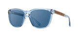 Shwood Arrowcrest sunglasses Crater Lake Edition with blue polarized lenses