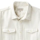 Close up of upper front portion of garment