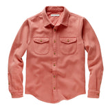 Outerknown Chroma Blanket Shirt in Mineral Red color