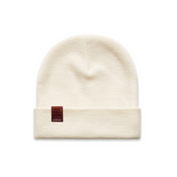 Cuff beanie in white