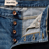 Button fly detail