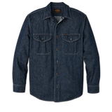 Filson Denim Guide Shirt in rinsed indigo, front