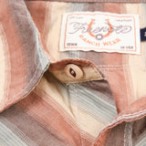 Close up of collar button