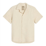 OAS Cuba Waffle shirt in ecru