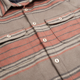 Close up of buttons and front chest pockets