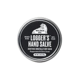 Closed tin of Walrus Oil's Logger's Hand Salve