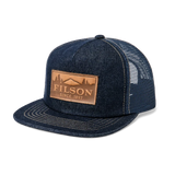 Filson Scenic Trucker Mesh Cap in indigo denim