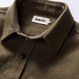Close up of collar and buttons