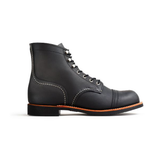 Red Wing Iron Ranger Boots in Black Style #8084 side profile