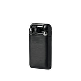 Craighill Swingtop Lighter in black, unlit and closed