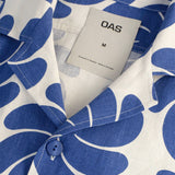 Close up of collar and top button
