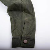 Close up on sleeve button