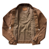 Jacket open to show interior