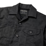 Close up of upper front portion of garment