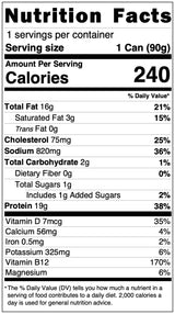 Nutrition facts