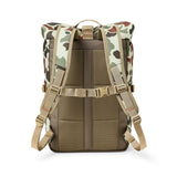 back of filson shrub camo all weather backpack