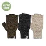Upstate Stock Fingerless Ragg Wool Gloves selection of colors available