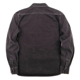 Back of Freenote Utility Shirt Charcoal