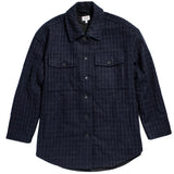 Women's Warren Jacket in navy windowpane