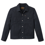Filson Dry Wax Short Cruiser jacket in navy, front
