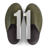 House shoes in olive