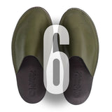 House shoes in olive
