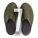 House shoes in olive