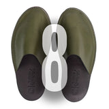 House shoes in olive