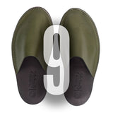 House shoes in olive