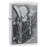 Resting Cowboy Zippo lighter