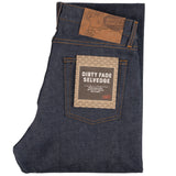 Naked and Famous Dirty Fade Selvedge Denim in True Guy fit