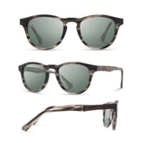 Shwood Francis Sunglasses in Matte Grey Acetate