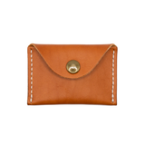 Tan Leather with White Stitching