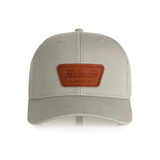 icon trucker hat in bone white